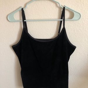 BCBG Velvet tank top
